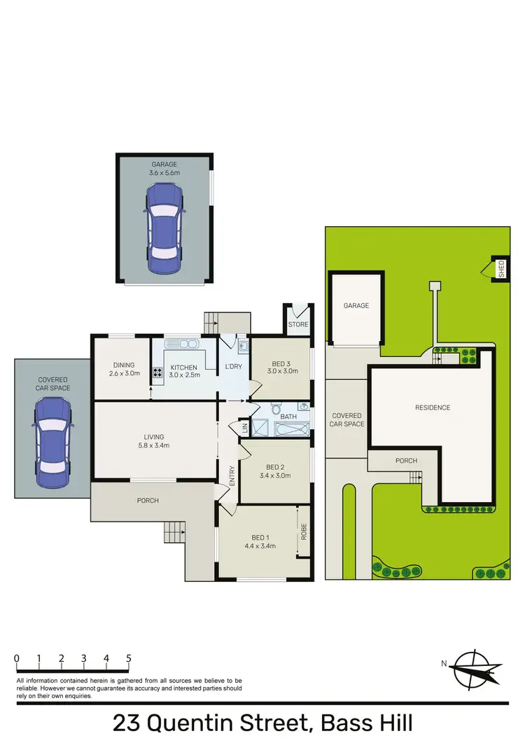 Floorplan of Homely house listing, 23 Quentin Street, Bass Hill NSW 2197