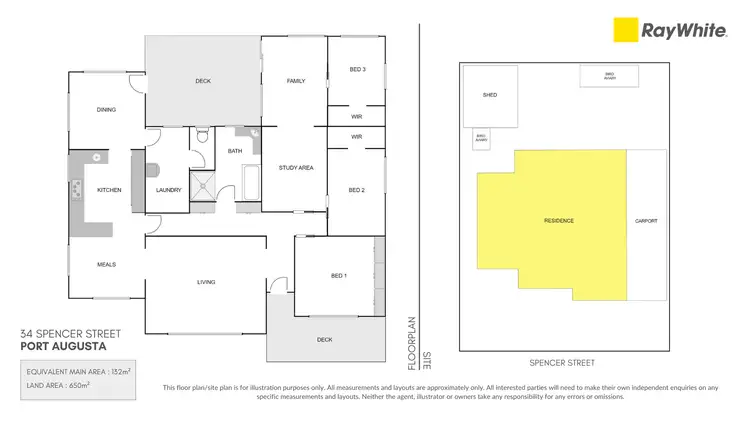 Floorplan of Homely house listing, 34 Spencer Street, Port Augusta SA 5700