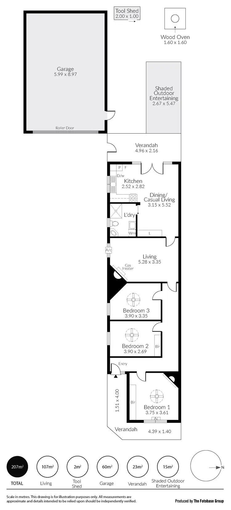Floorplan of Homely house listing, 14 East Avenue, Black Forest SA 5035