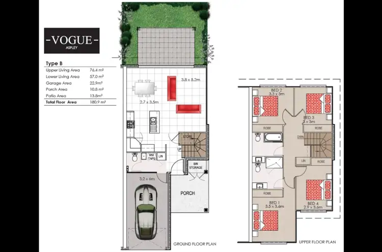 Floorplan of Homely townhouse listing, 18/702 Trouts Road, Aspley QLD 4034