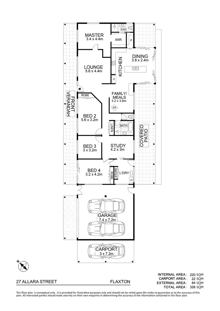 Floorplan of Homely house listing, 27 Allara Street, Flaxton QLD 4560