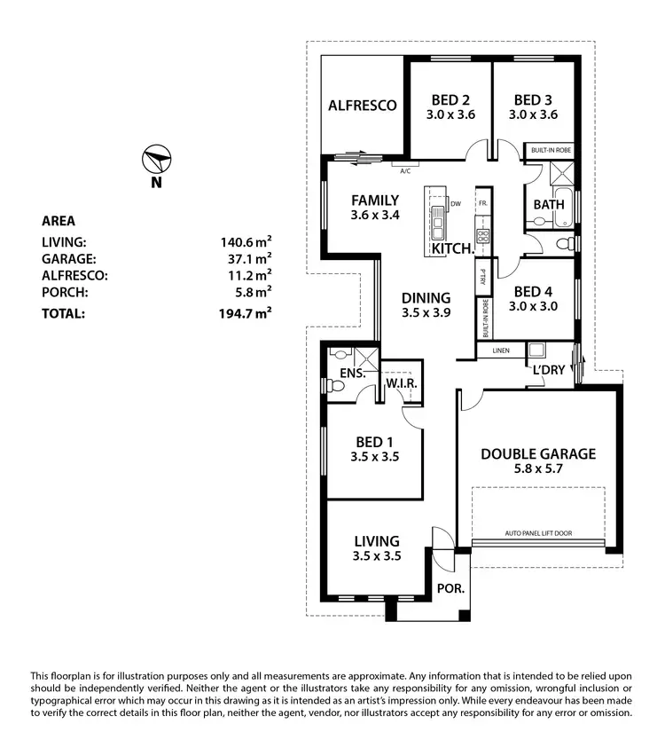 Floorplan of Homely house listing, 7 Paperbark Lane, Murray Bridge SA 5253