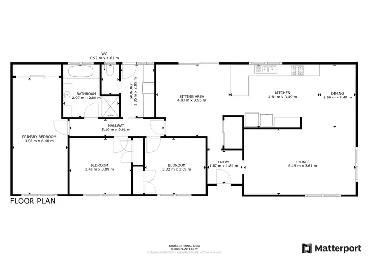 Floorplan of Homely house listing, 22 Butterworth Street, Swan Hill VIC 3585