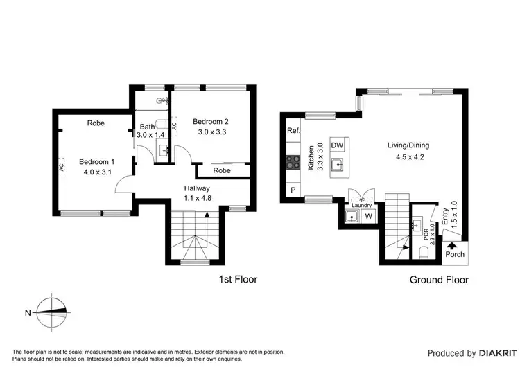 Floorplan of Homely townhouse listing, 3/10 Stanlake Street, Footscray VIC 3011