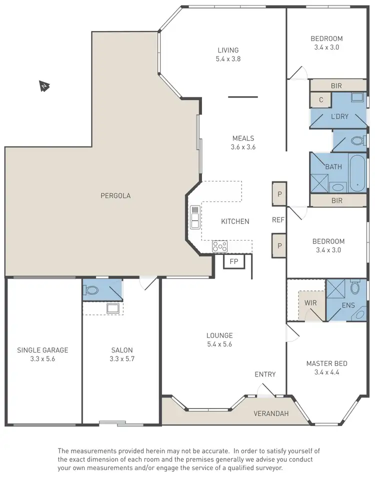 Floorplan of Homely house listing, 34 Delmont Street, Werribee VIC 3030