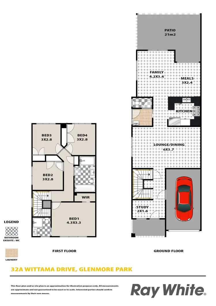 Floorplan of Homely house listing, 32a Wittama Drive, Glenmore Park NSW 2745