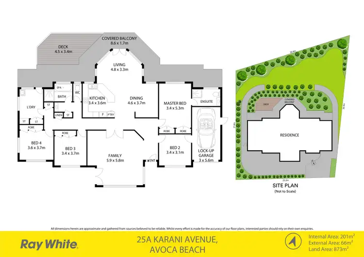 Floorplan of Homely house listing, 25A Karani Avenue, Avoca Beach NSW 2251
