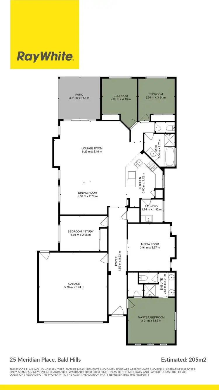 Floorplan of Homely house listing, 25 Meridian Place, Bald Hills QLD 4036