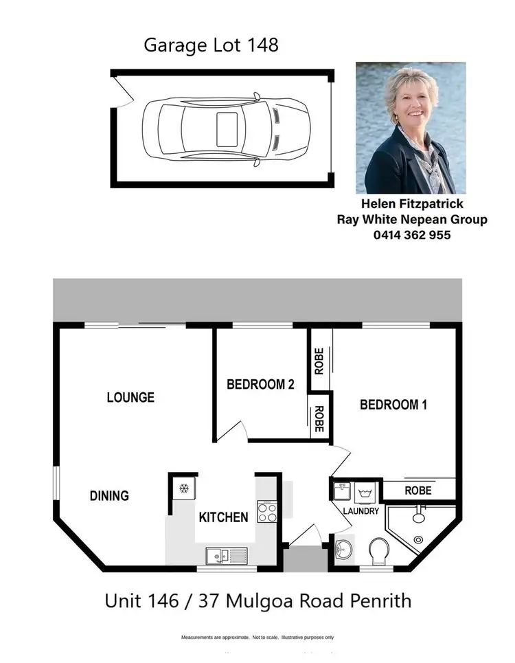 Floorplan of Homely villa listing, 146/37 Mulgoa Road, Penrith NSW 2750