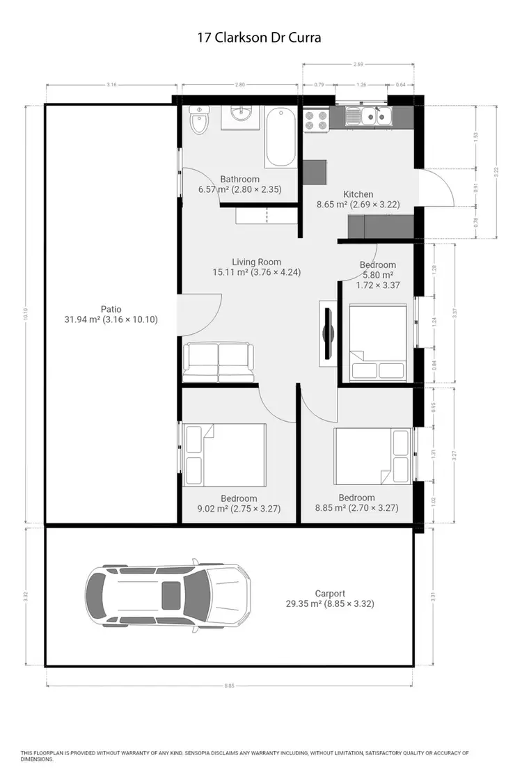 Floorplan of Homely house listing, 17 Clarkson Drive, Curra QLD 4570
