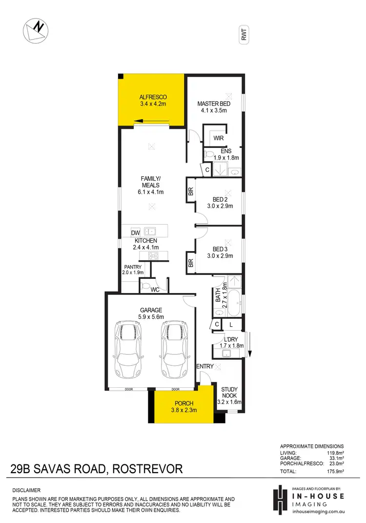 Floorplan of Homely house listing, 29B Savas Road, Rostrevor SA 5073