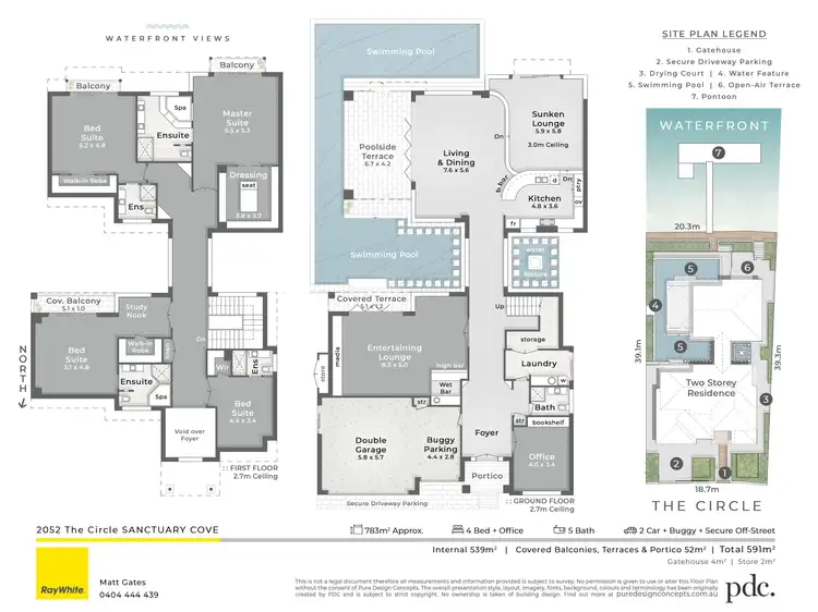 Floorplan of Homely house listing, 2052 The Circle, Sanctuary Cove QLD 4212