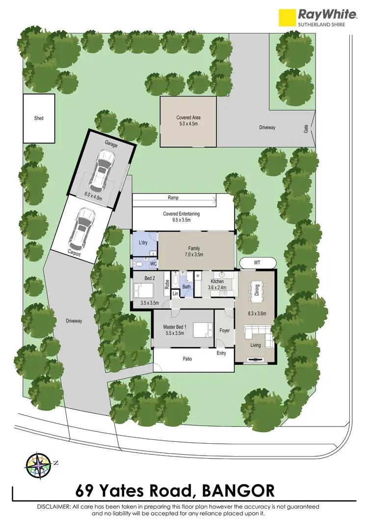 Floorplan of Homely house listing, 69 Yates Road, Bangor NSW 2234
