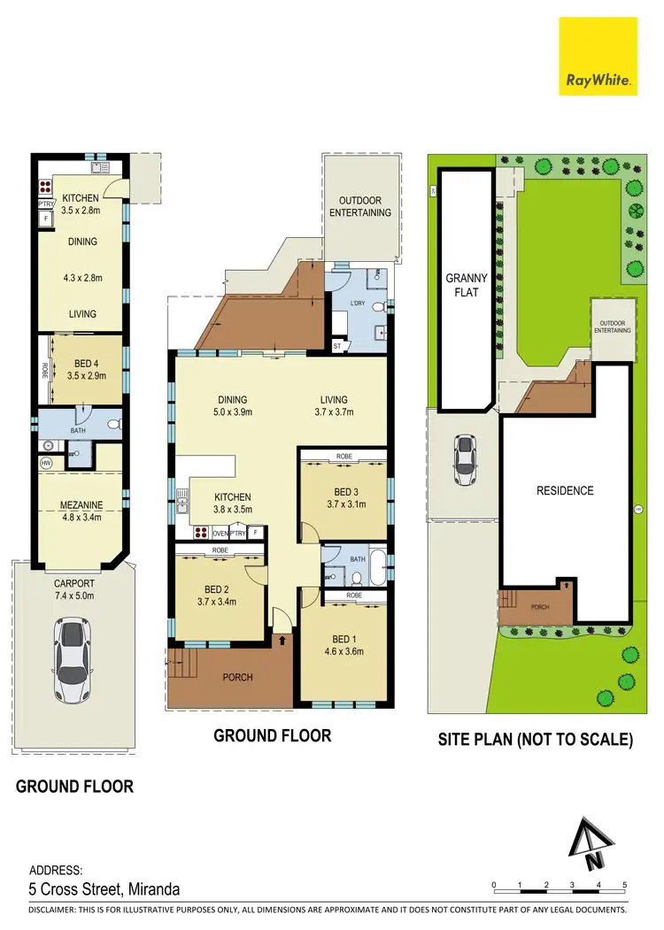 Floorplan of Homely house listing, 5 Cross Street, Miranda NSW 2228