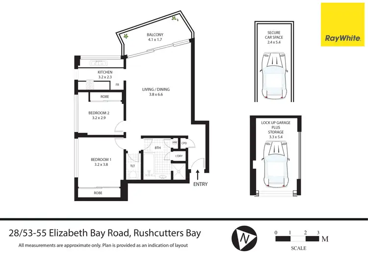 Floorplan of Homely apartment listing, 28/53-55 Elizabeth Bay Road, Rushcutters Bay NSW 2011
