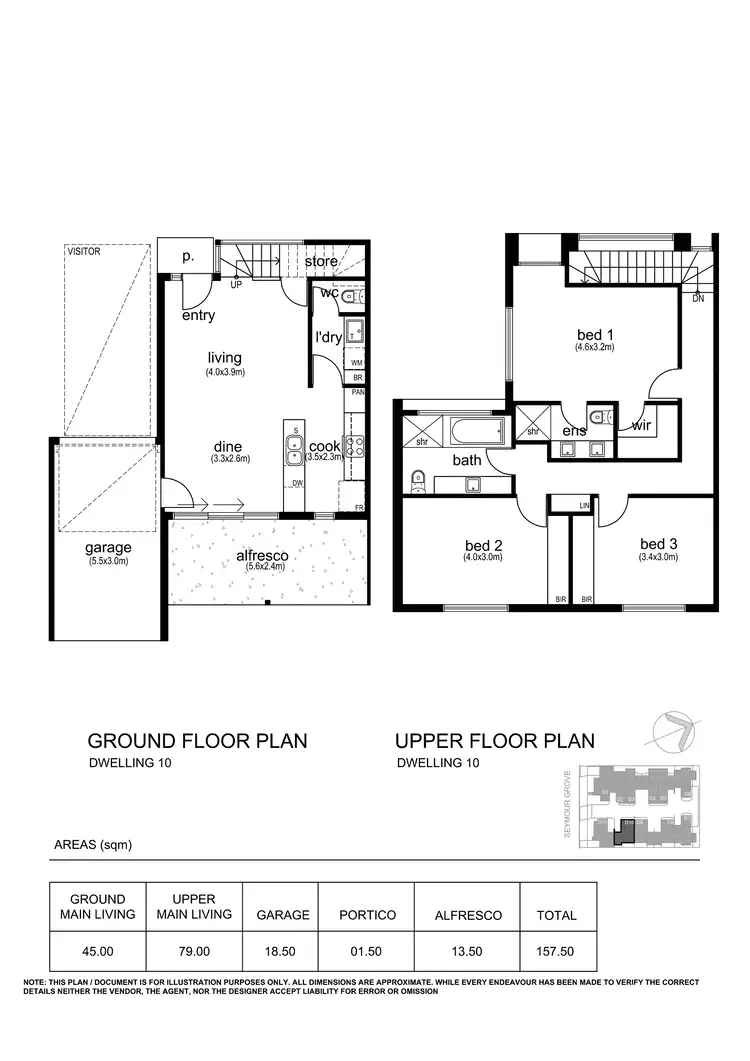 Floorplan of Homely house listing, 10/3 Seymour Grove, Campbelltown SA 5074