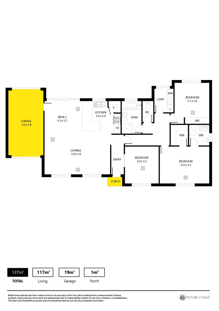 Floorplan of Homely other listing, 18A Melrose Avenue, Clearview SA 5085