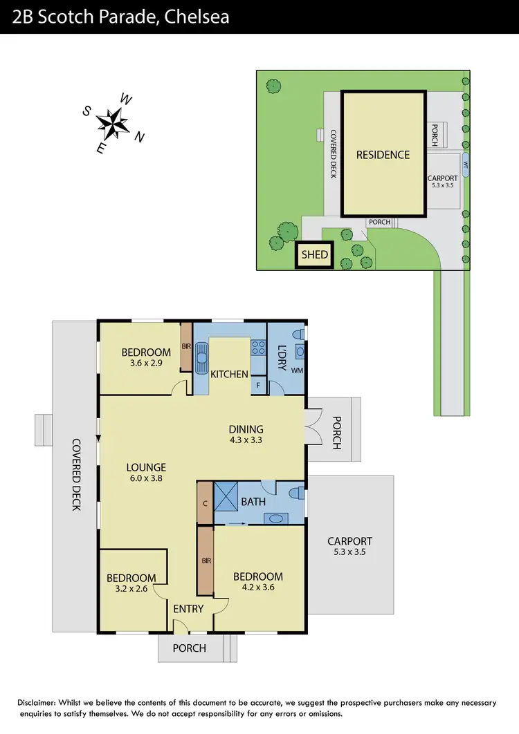 Floorplan of Homely house listing, 2B Scotch Parade, Chelsea VIC 3196