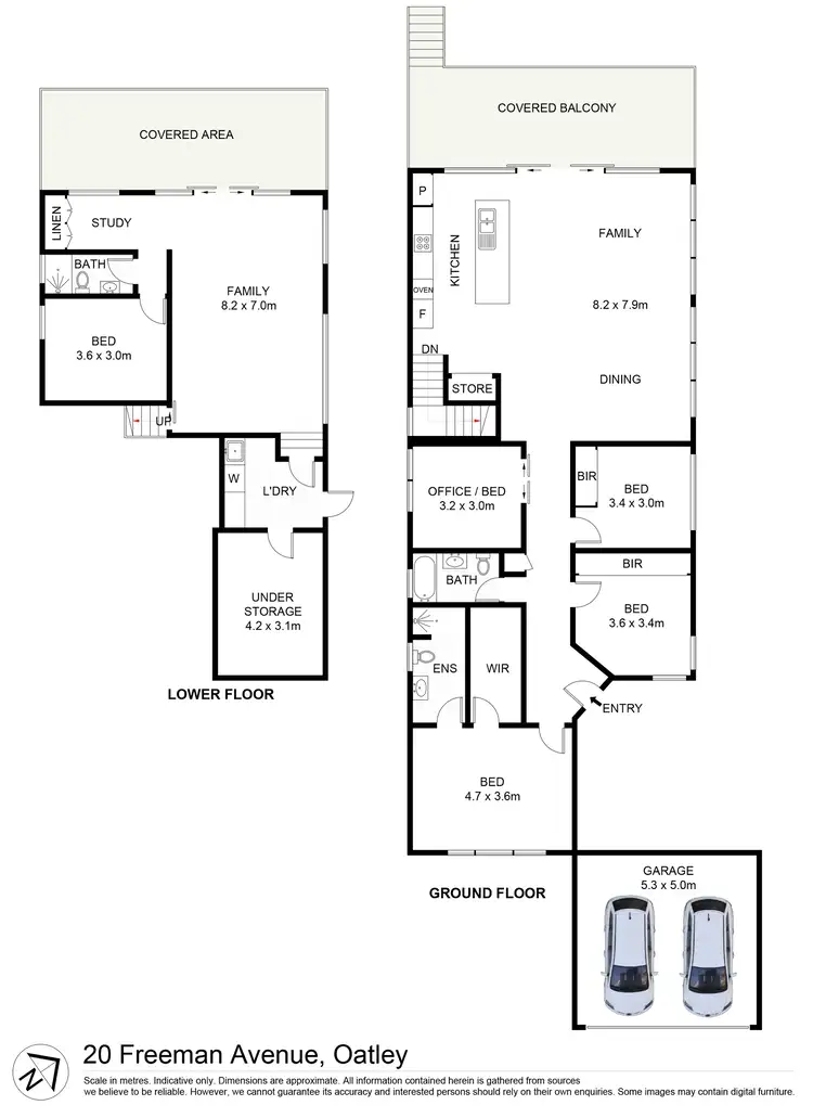 Floorplan of Homely house listing, 20 Freeman Avenue, Oatley NSW 2223