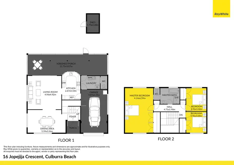 Floorplan of Homely house listing, 16 Jopejija Crescent, Culburra Beach NSW 2540