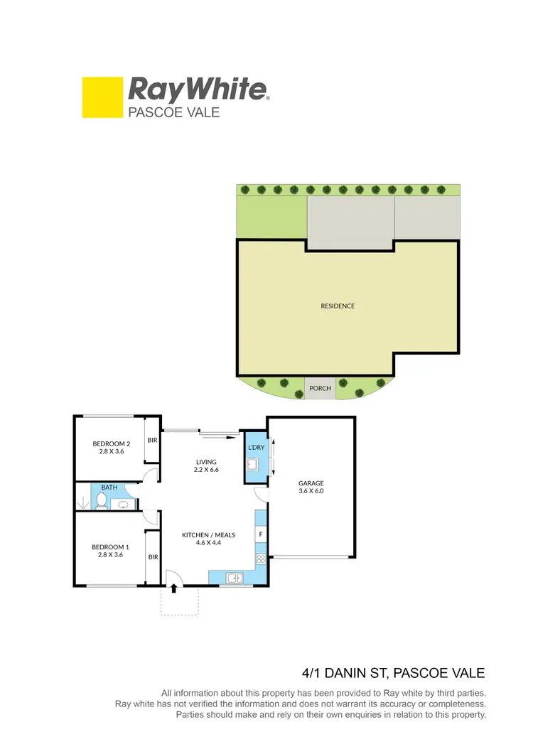 Floorplan of Homely unit listing, 4/1 Danin Street, Pascoe Vale VIC 3044