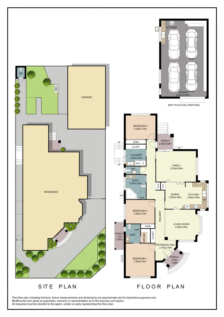 Floorplan of Homely house listing, 5 Basil Street, Fawkner VIC 3060