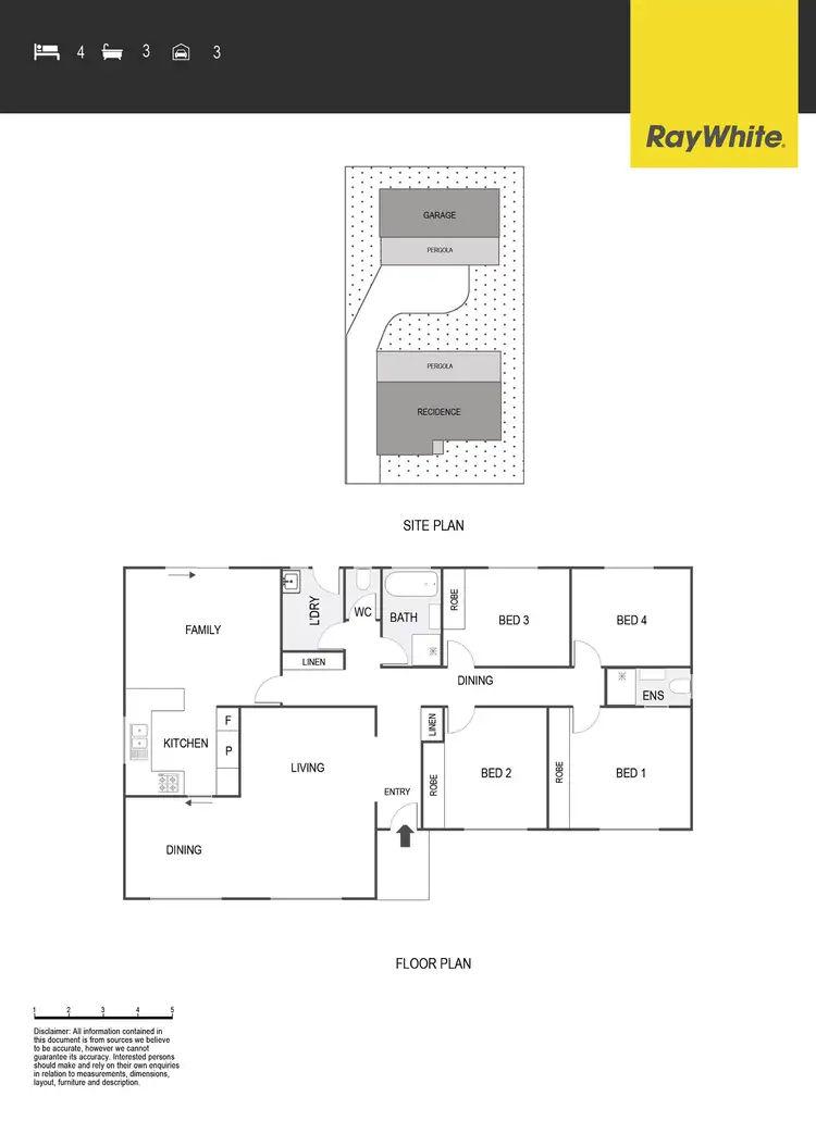 Floorplan of Homely house listing, 44 Couchman Crescent, Chisholm ACT 2905