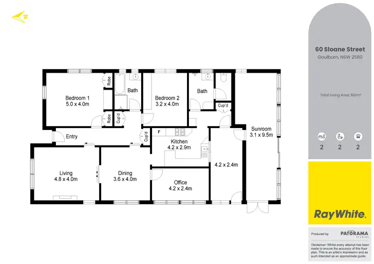 Floorplan of Homely house listing, 60 Sloane Street, Goulburn NSW 2580