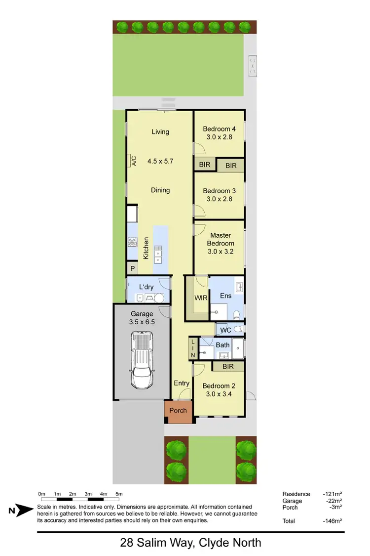 Floorplan of Homely house listing, 28 Salim Way, Clyde North VIC 3978