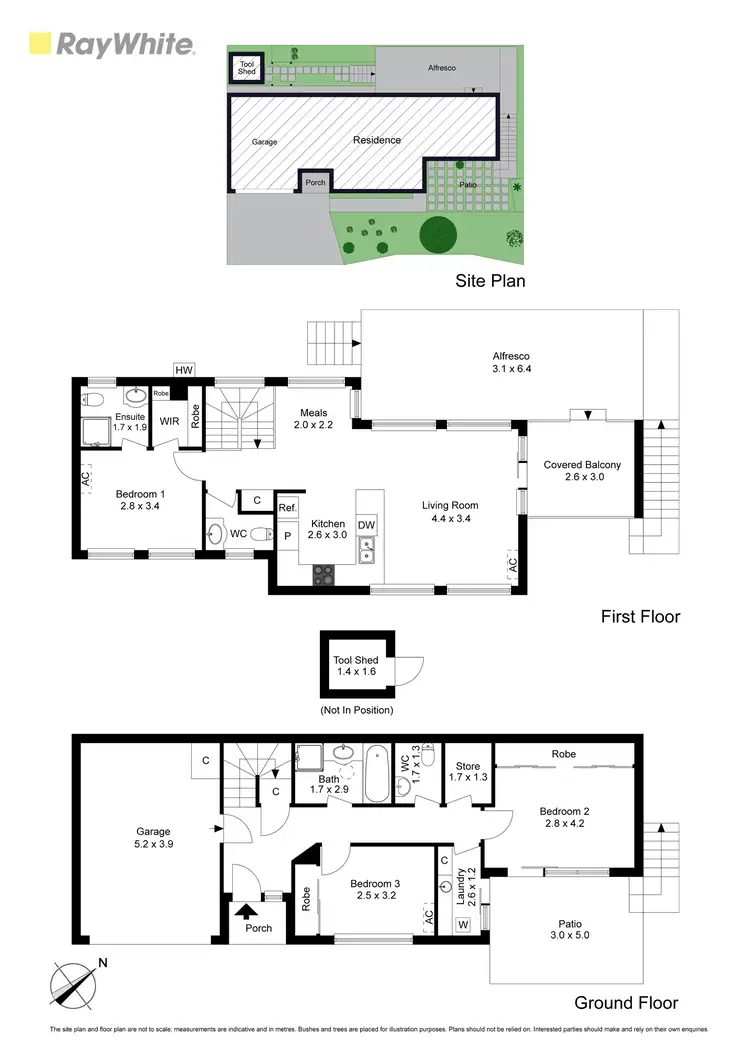 Floorplan of Homely townhouse listing, 2A Patterson Street, Bonbeach VIC 3196