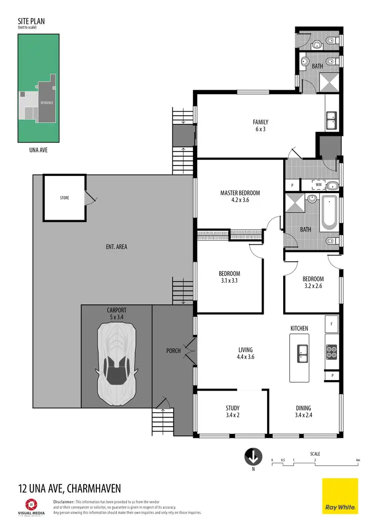 Floorplan of Homely house listing, 12 Una Avenue, Charmhaven NSW 2263