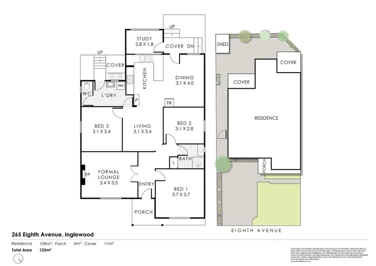 Floorplan of Homely house listing, 265 Eighth Avenue, Inglewood WA 6052
