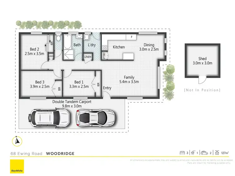 Floorplan of Homely house listing, 68 Ewing Road, Woodridge QLD 4114