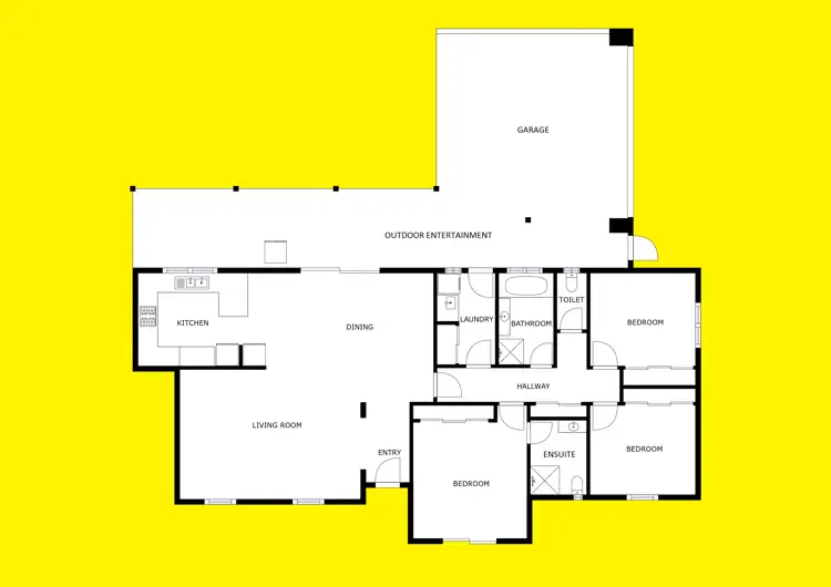 Floorplan of Homely house listing, 1 Tarrango Drive, Mildura VIC 3500