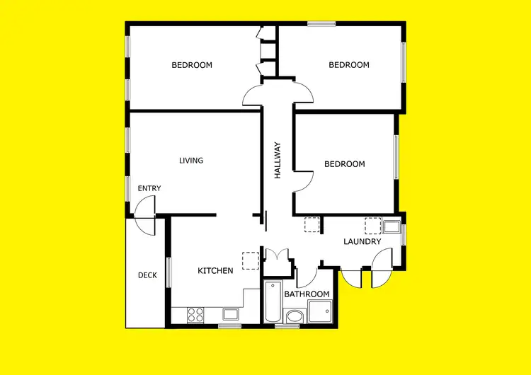 Floorplan of Homely house listing, 3 Sauer Court, Mildura VIC 3500
