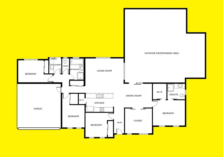 Floorplan of Homely house listing, 10 Kedmenec Drive, Mildura VIC 3500
