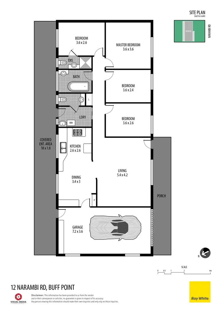 Floorplan of Homely house listing, 12 Narambi Road, Buff Point NSW 2262