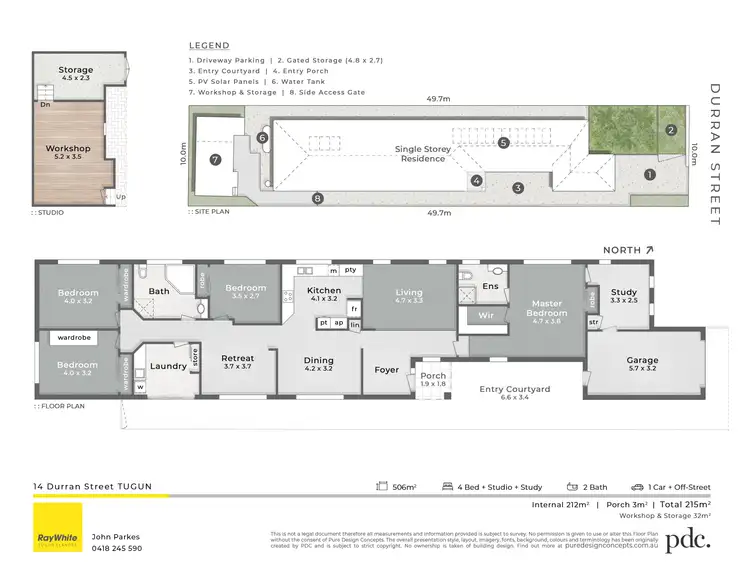 Floorplan of Homely house listing, 14 Durran Street, Tugun QLD 4224