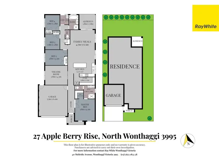 Floorplan of Homely house listing, 27 Apple Berry Rise, Wonthaggi VIC 3995