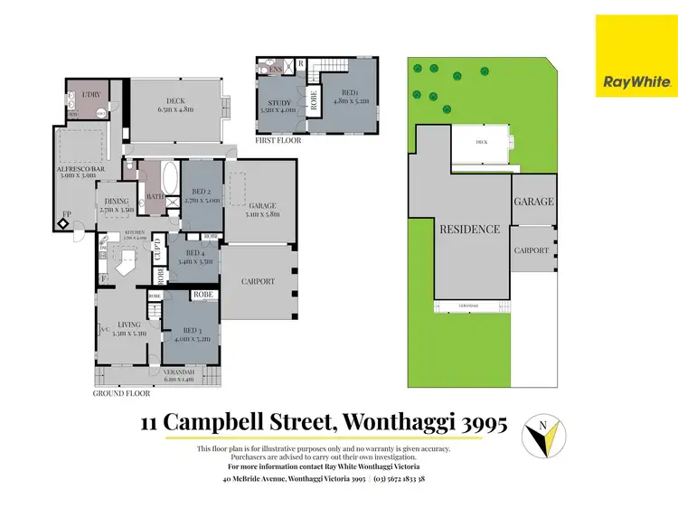 Floorplan of Homely house listing, 11 Campbell Street, Wonthaggi VIC 3995
