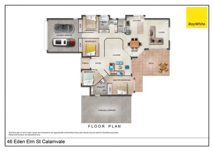 Floorplan of Homely house listing, 46 Eden Elm Street, Calamvale QLD 4116