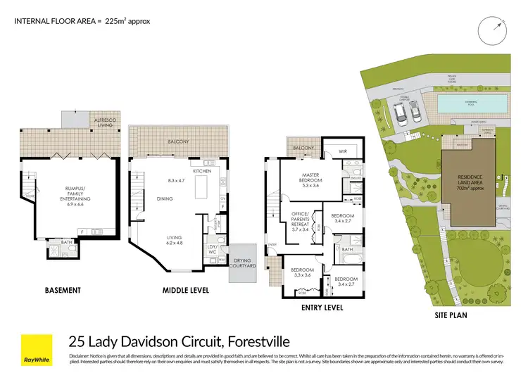 Floorplan of Homely house listing, 25 Lady Davidson Circuit, Forestville NSW 2087