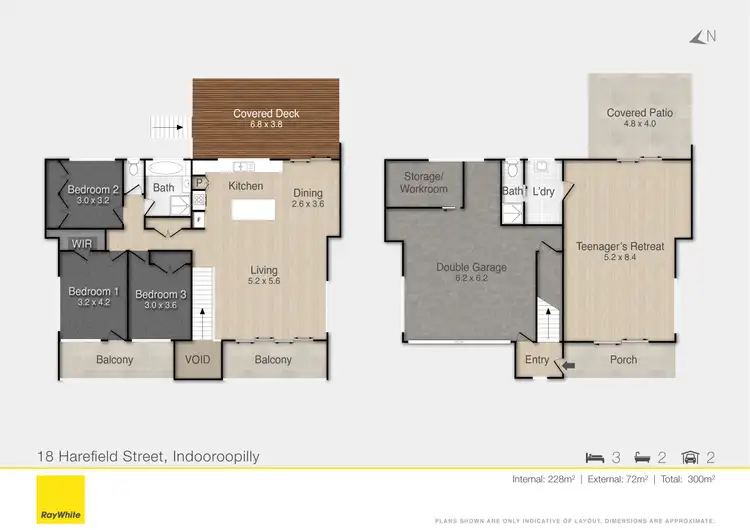 Floorplan of Homely house listing, 18 Harefield Street, Indooroopilly QLD 4068