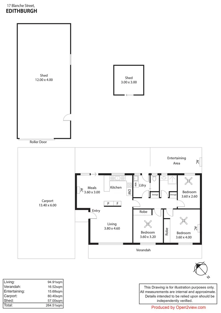Floorplan of Homely house listing, 17 Blanche Street, Edithburgh SA 5583