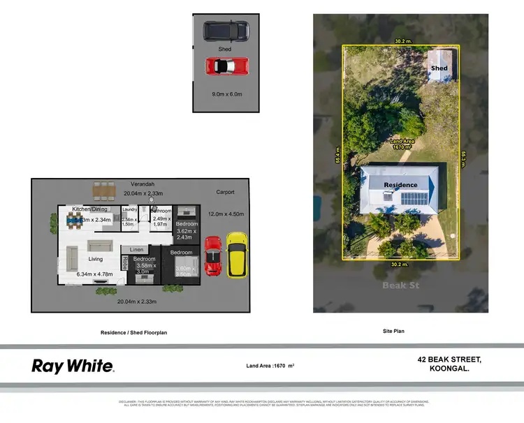 Floorplan of Homely house listing, 42 Beak Street, Koongal QLD 4701