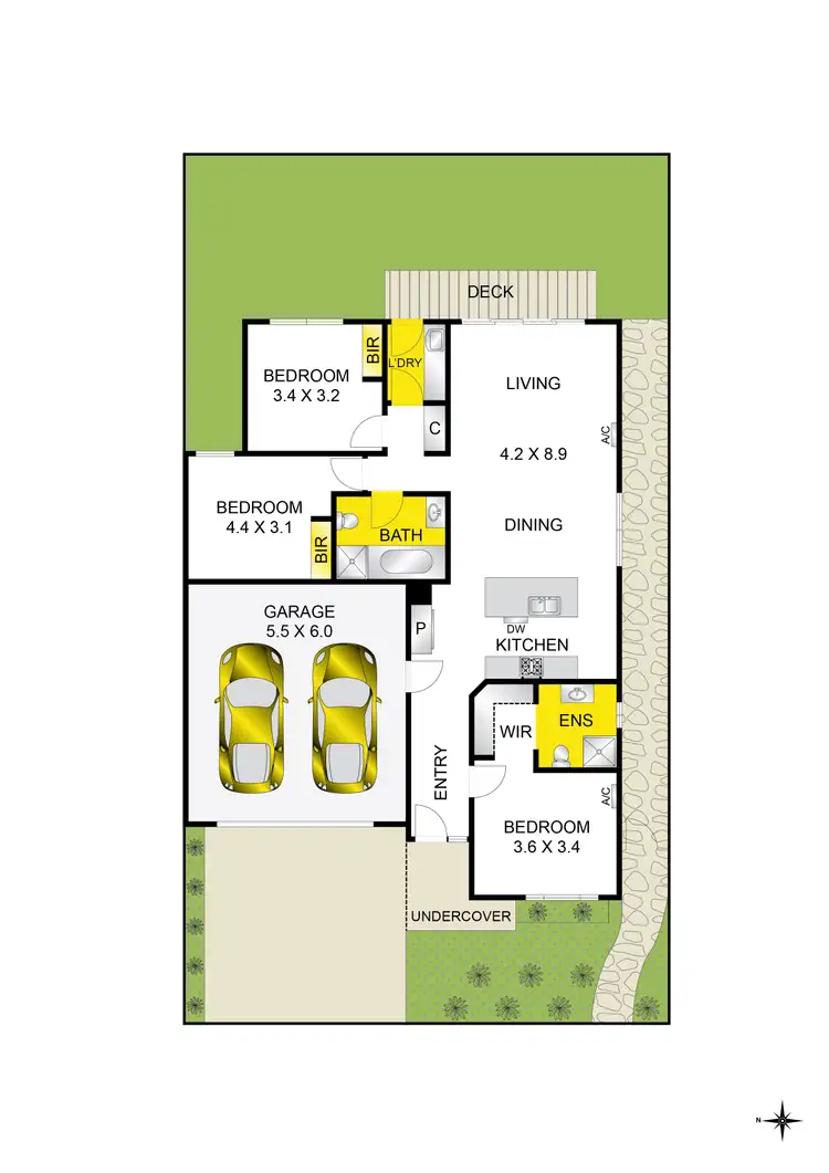 Floorplan of Homely house listing, 60 Aviation Drive, Mount Duneed VIC 3217