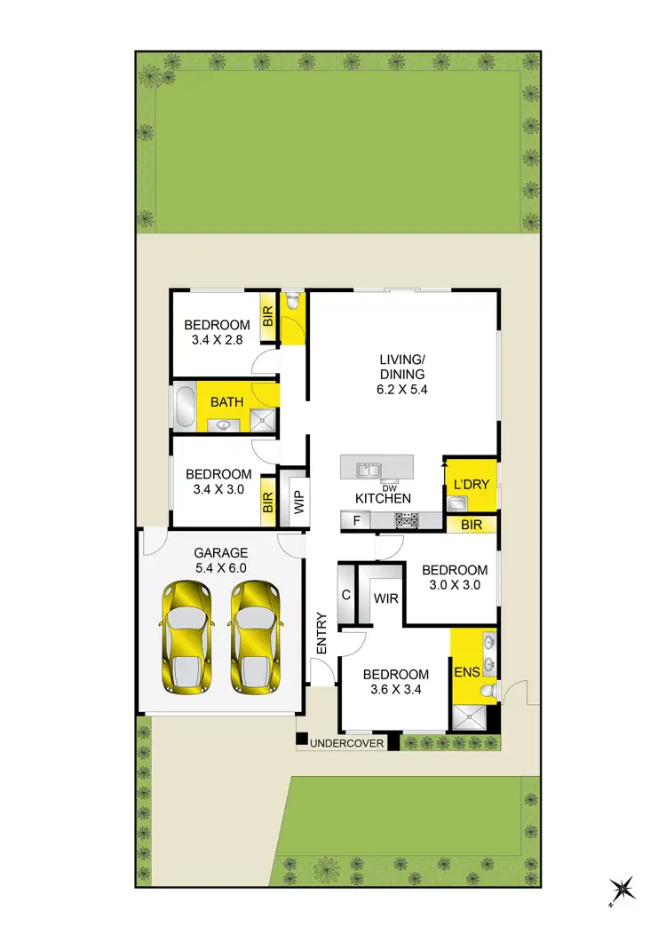 Floorplan of Homely house listing, 61 Mcarthur Crescent, Armstrong Creek VIC 3217