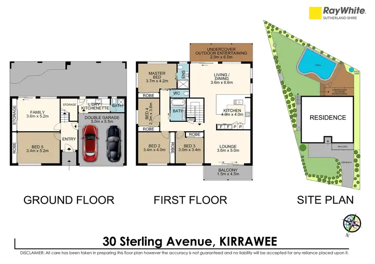 Floorplan of Homely house listing, 30 Stirling Avenue, Kirrawee NSW 2232