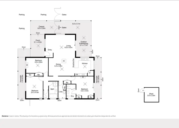 Floorplan of Homely house listing, 10 Dalgyte Road, Djugun WA 6725