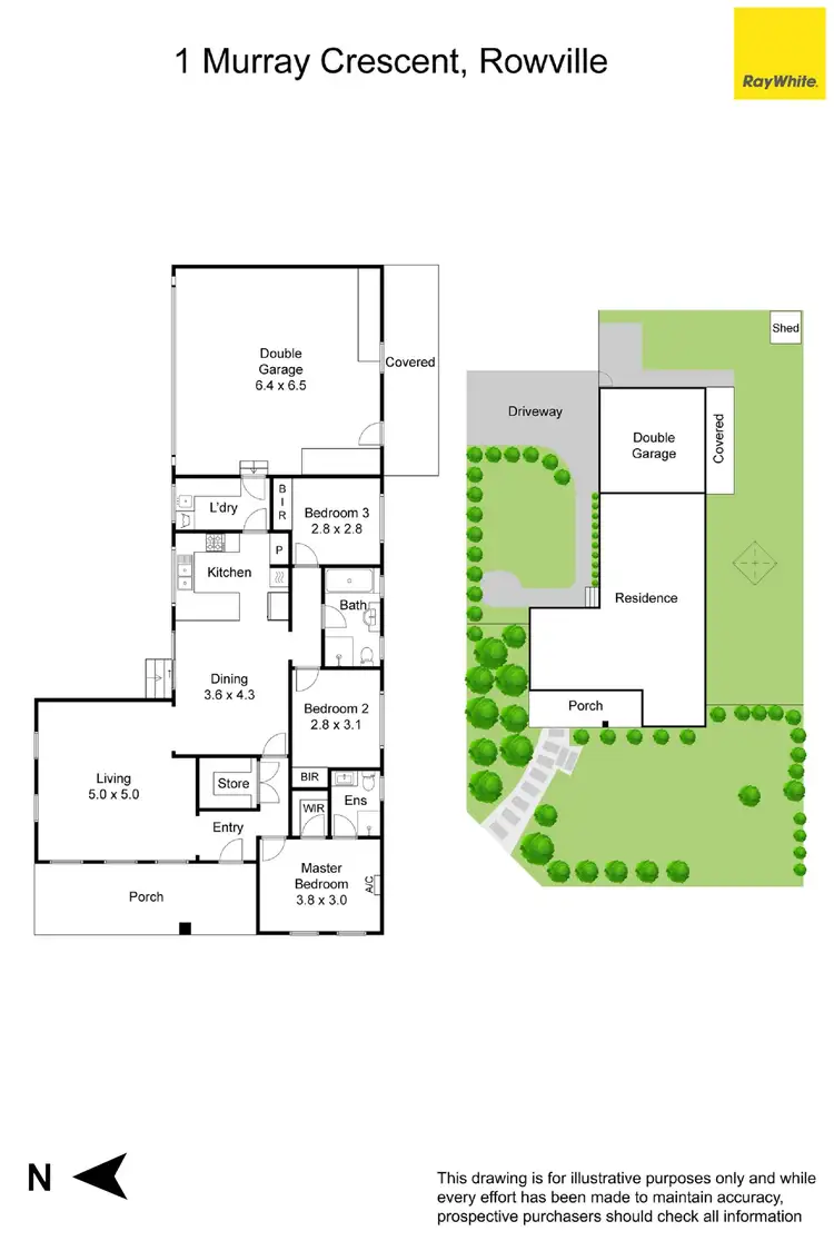 Floorplan of Homely house listing, 1 Murray Crescent, Rowville VIC 3178
